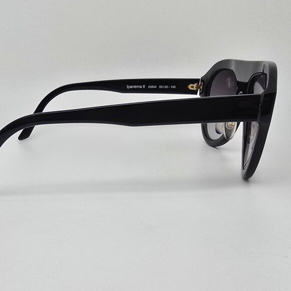 Osklen Ipanema II 43844 Black Frame Grey Gradient Lens Aviator Sunglasses Italy main image 7